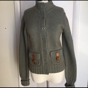 📍Ralph Lauren green cashmere/wool sweater